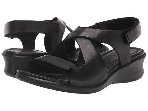 エコー 靴 レディース 送料無料 エコー ECCO レディース 女性用 シューズ 靴 ヒール Felicia Cross Sandal - Black