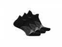  t[`AY Feetures t@bV \bNX C Elite Light Cushion No Show Tab 3-Pair Pack - Black