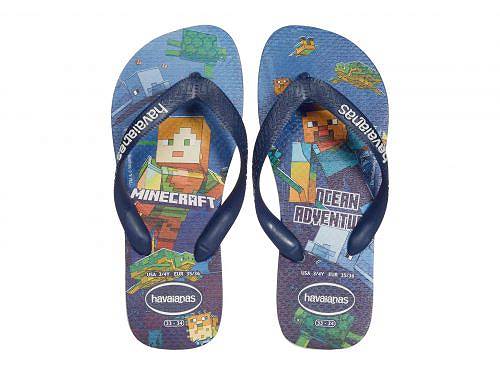 ハワイアナス Havaianas Kids 女の子用 キッズシューズ 子供靴 サンダル Minecraft Sandals (Toddler/Little Kid/Big Kid) - White