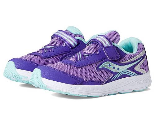 送料無料 サッカニー Saucony Kids 女の子用 キッズシューズ 子供靴 スニーカー 運動靴 Ride 10 Jr (Toddler/Little Kid) - Purple 1