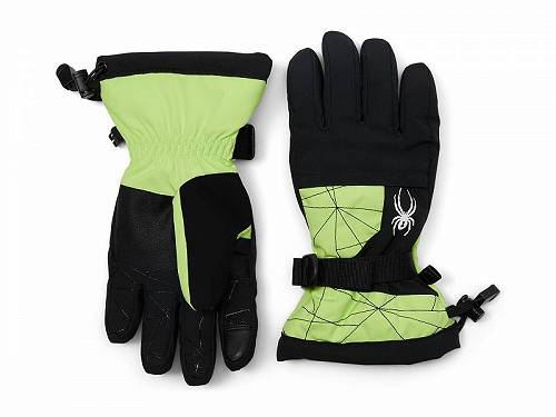 送料無料 スパイダー Spyder Kids 男の子用 ファッション雑貨 小物 グローブ 手袋 スキーグローブ Overweb Gloves (Big Kids) - Lime Ice