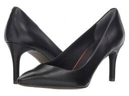 ロックポート パンプス 送料無料 ロックポート Rockport レディース 女性用 シューズ 靴 ヒール Total Motion 75mm Pointy Toe Pump - Black Smooth Leather