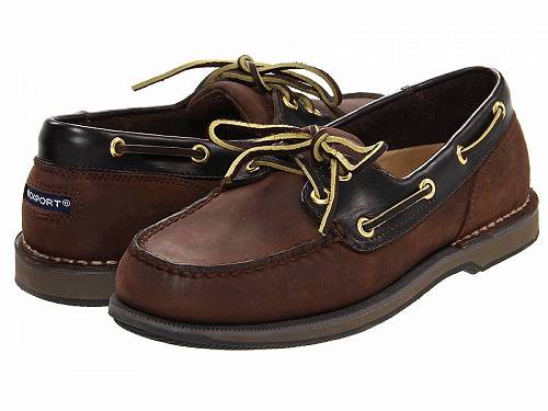 送料無料 ロックポート Rockport メンズ 男性用 シューズ 靴 ボートシューズ Ports of Call Perth - Chocolate/Bark