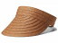 ̵ Madewell ǥ  եå󻨲 ʪ ˹ Х Packable Braided Straw Visor - Warm Nutmeg