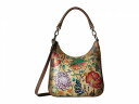  AkVJ Anuschka fB[X p obO  z[{[ nhobO Convertible Slim Hobo with Crossbody Strap 662 - Caribbean Garden