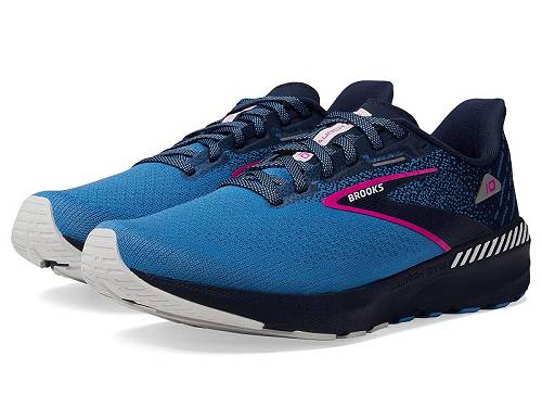 送料無料 ブルックス Brooks レディース 女性用 シューズ 靴 スニーカー 運動靴 Launch GTS 10 - Peacoat/Marina Blue/Pink Glo