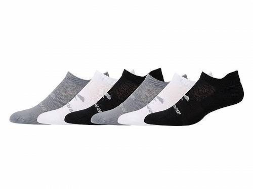 送料無料 ブルックス Brooks ファッション ソックス 靴下 Run-In No Show Socks 6-Pack - Asphalt/White/Black