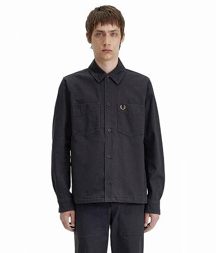 フレッドペリー ジャケット メンズ 送料無料 フレッドペリー Fred Perry メンズ 男性用 ファッション アウター ジャケット コート ジャケット Herringbone Overshirt - Anchor Grey