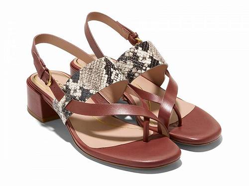 コールハーン 送料無料 コールハーン Cole Haan レディース 女性用 シューズ 靴 ヒール Anica Lux Block Heel Sandals - Sandollar Print Soho Snake/Brown Leather