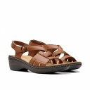 送料無料 クラークス Clarks レディース 女性用 シューズ 靴 ヒール Merliah Bonita - Tan Leather(4)