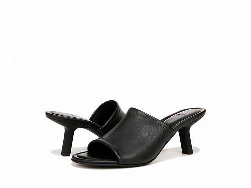 送料無料 ヴィンス Vince レディース 女性用 シューズ 靴 サンダル Joan Open Toe Heeled Mules - Black Leather