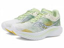 送料無料 サッカニー Saucony レディース 女性用 シューズ 靴 スニーカー 運動靴 Women's Kinvara 14 - White/Fern