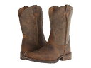 送料無料 アリアト Ariat メンズ 男性用 シューズ 靴 ブーツ ウエスタンブーツ Ariat Rambler - Earth W/ Brown Bombe...
