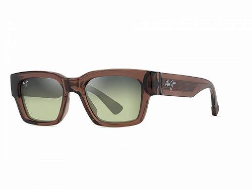 楽天グッズ×グッズ送料無料 マウイ ジム Maui Jim メンズ 男性用 メガネ 眼鏡 サングラス Kenui - Shiny Trans Light Brown/Maui Ht Polarized