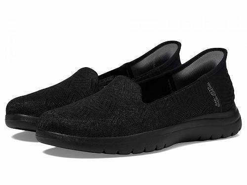 送料無料 スケッチャーズ SKECHERS Performance レディース 女性用 シューズ 靴 スニーカー 運動靴 On-The-Go Flex - Clover Hands Free Slip-Ins - Black/Black