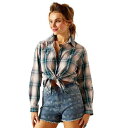  AAg Ariat fB[X p t@bV {^Vc Billie Jean Shirt - Tomboy Plaid