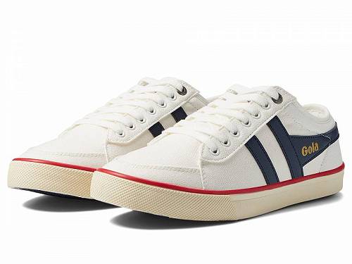 送料無料 ゴラ Gola メンズ 男性用 シューズ 靴 スニーカー 運動靴 Comet - Off-White/Navy/Red