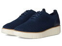 送料無料 コールハーン Cole Haan レディース 女性用 シューズ 靴 オックスフォード ビジネスシューズ 通勤靴 Grand City Platform Stitchlite Oxfords - Navy Knit/Ivory(4)