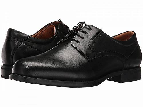 送料無料 フローシャイム Florsheim メンズ 男性用 シューズ 靴 オックスフォード 紳士靴 通勤靴 Midtown Plain Toe Oxford - Black Smooth
