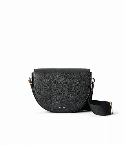 楽天グッズ×グッズ送料無料 エコー ECCO バッグ 鞄 ハンドバッグ クロスボディー Saddle Bag - Black Pebbled Leather