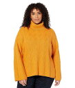 送料無料 Elliott Lauren レディース 女性用 ファッション セーター Cotton Cashmere Textured Sweater with Wide Sleeves - Golden