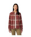  }Een[hEGA Mountain Hardwear fB[X p t@bV {^Vc Plusher(TM) Long Sleeve Shirt - Clay Earth Plaid Print