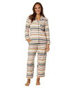 送料無料 ペンドルトン Pendleton レディース 女性用 ファッション パジャマ 寝巻き Pajama Set - Ivory Scout Stripe