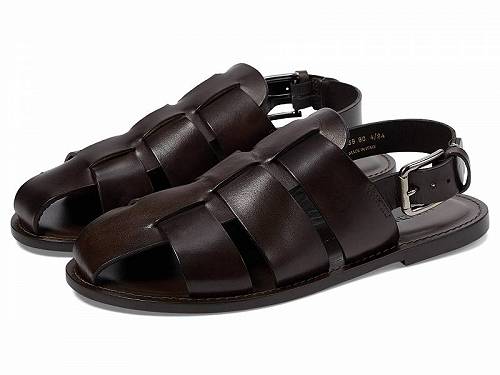送料無料 アレン エドモンズ Allen Edmonds メンズ 男性用 シューズ 靴 サンダル Monaco Cross Band Sandal - Dark Brown Leather