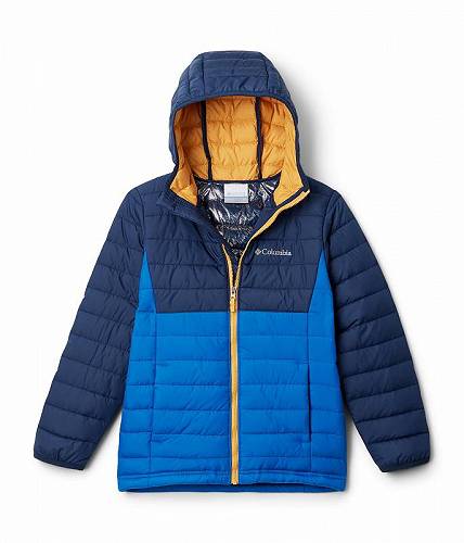 送料無料 コロンビア Columbia Kids 男の子用 ファッション 子供服 アウター ジャケット ダウン ウインターコート Powder Lite(TM) Hooded Jacket (Little Kids/Big Kids) - Bright Indigo/Collegiate Navy 1