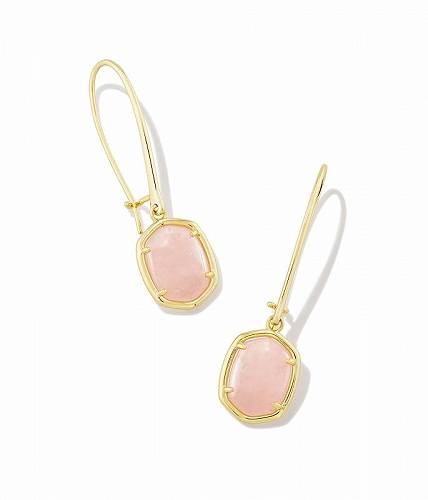 送料無料 ケンドラスコット Kendra Scott レディース 女性用 ジュエリー 宝飾品 イヤリング Daphne Wire Drop Earrings - Gold Rose Quartz