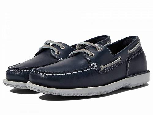 送料無料 ロックポート Rockport メンズ 男性用 シューズ 靴 ボートシューズ Ports of Call Perth - Navy Blue Leather