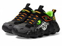 送料無料 スケッチャーズ SKECHERS KIDS 男の子用 キッズシューズ 子供靴 スニーカー 運動靴 Skech-O-Saurus Lights-Rapid-D (Little Kid/Big Kid) - Black/Lime