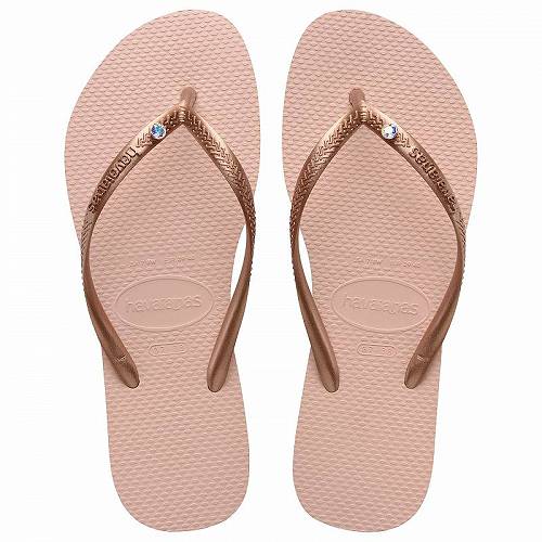 送料無料 ハワイアナス Havaianas レディース 女性用 シューズ 靴 サンダル Slim Crystal SW II Flip Flop Sandal - Ballet Rose