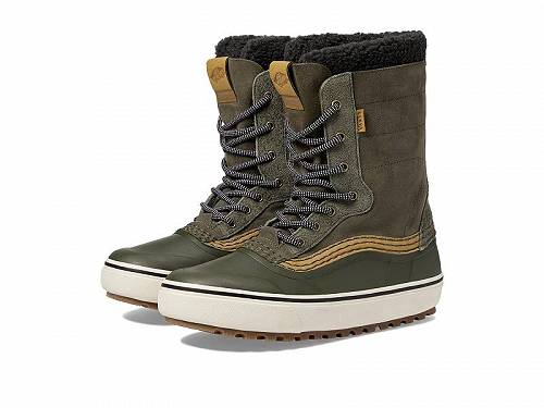 ヴァンズ スノーブーツ レディース 送料無料 バンズ Vans シューズ 靴 ブーツ スノーブーツ Standard Zip Snow MTE - Olive