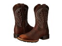 送料無料 アリアト Ariat メンズ 男性用 シューズ 靴 ブーツ ウエスタンブーツ Hybrid Rancher - Brown Oiled Rowdy