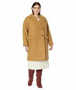  Madewell fB[X p t@bV AE^[ WPbg R[g E[Es[R[g Plus Haydon Coat in Insuluxe Fabric - Heather Toffee