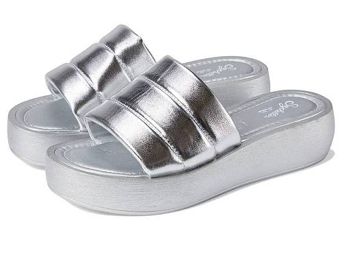  ZCVFY Seychelles fB[X p V[Y C q[ Velour - Silver Metallic Leather