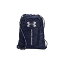 送料無料 アンダーアーマー Under Armour バッグ 鞄 バックパック リュック Undeniable Sackpack - Midnight Navy/Midnight Navy/Metallic Silver