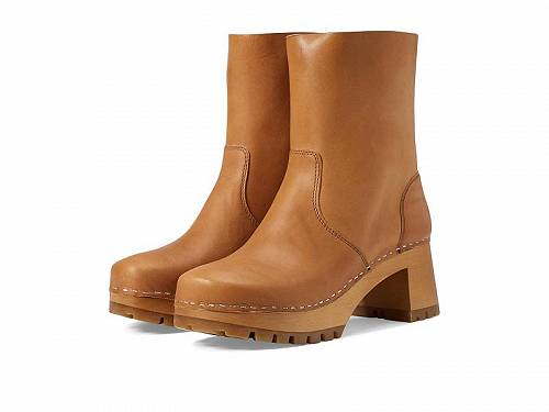 送料無料 スウェディッシュハズビーンズ Swedish Hasbeens レディース 女性用 シューズ 靴 ブーツ ミッドカフ Plain Boot - Nature/Nature