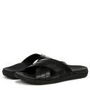 送料無料 バイオニック VIONIC メンズ 男性用 シューズ 靴 サンダル Mtide Slide - Black Leather