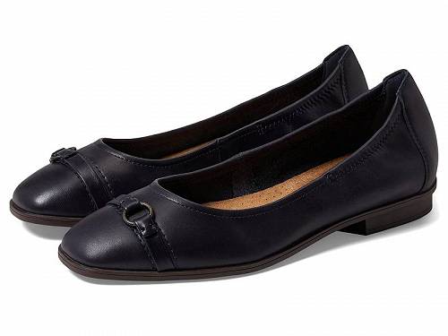 送料無料 クラークス Clarks レディース 女性用 シューズ 靴 スリッパ Lyrical Sky - Navy Leather