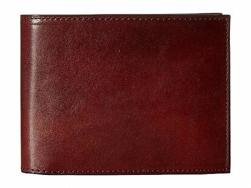  {XJ Bosca Y jp t@bVG  z Old Leather Collection - Continental ID Wallet - Dark Brown Leather