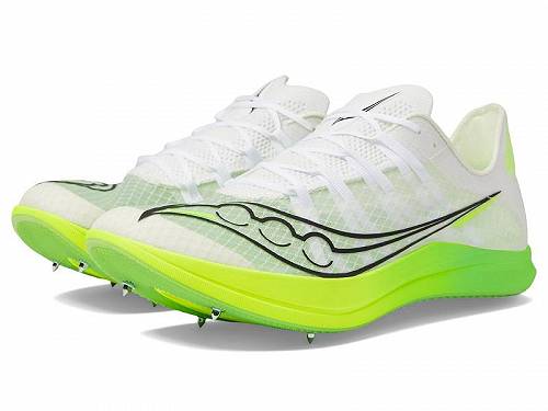 送料無料 サッカニー Saucony レディース 女性用 シューズ 靴 スニーカー 運動靴 Terminal VT - White/Slime