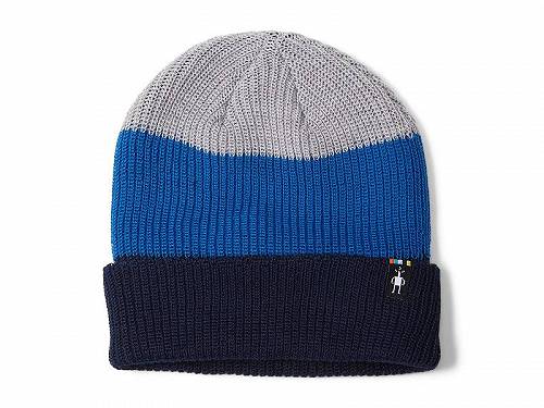 送料無料 スマートウール Smartwool ファッション雑貨 小物 帽子 ビーニー ニット帽 Cantar Color-Block Beanie - Laguna Blue 1