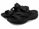 送料無料 スケッチャーズ SKECHERS レディース 女性用 シューズ 靴 サンダル Easy Going - Slide On By - Black/Black