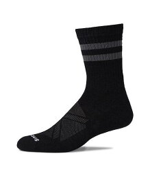 送料無料 スマートウール Smartwool ファッション ソックス 靴下 Athletic Stripe Crew 3-Pack - Black