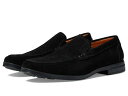 送料無料 ステーシーアダムス Stacy Adams メンズ 男性用 シューズ 靴 ローファー Pelton Moc Toe Slip-On - Black
