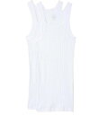  c[oCXg 2(X)IST Y jp t@bV ^Ngbv 2-Pack ESSENTIAL Square-Cut Tank - White 1