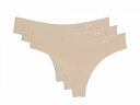  A_[A[}[ Under Armour fB[X p t@bV  V[c Pure Stretch Thong 3-Pack - Beige/Beige/White