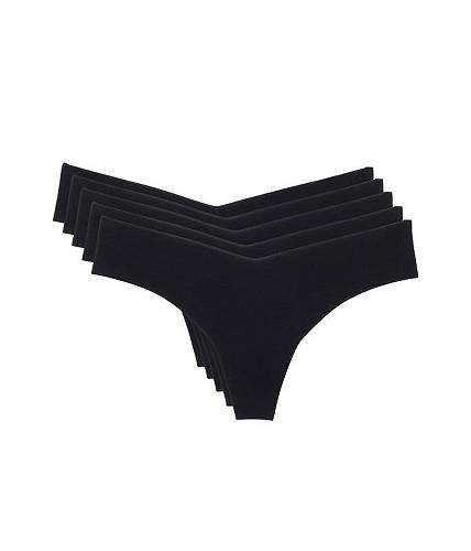 ̵ ޥɡ Commando ǥ  եå  硼 Classic Thong 5-Pack - Black/Black/Black/Black/Black